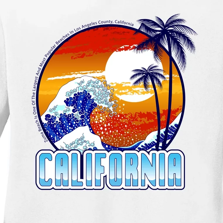 California Sunshine Ladies Long Sleeve Shirt