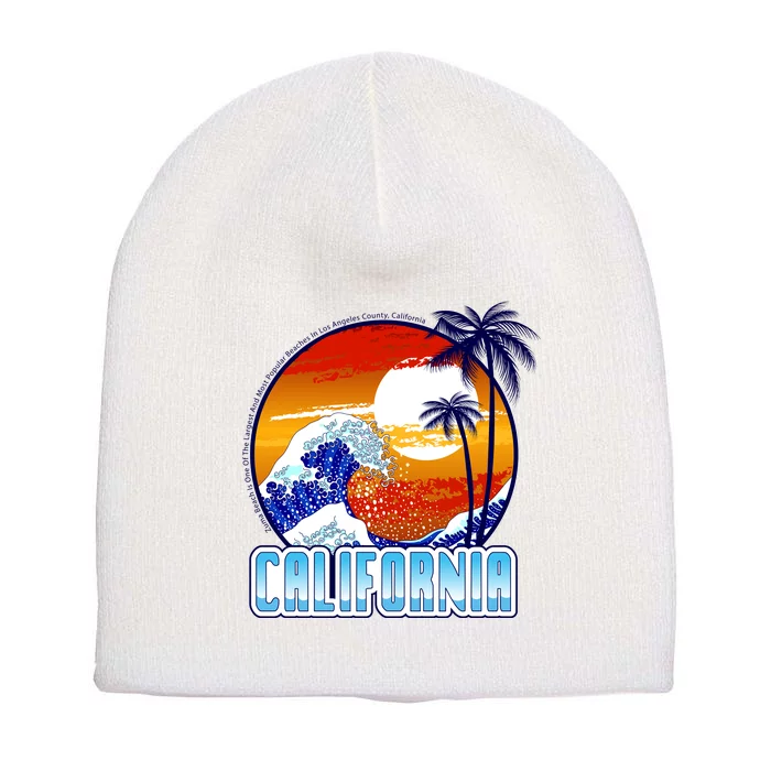 California Sunshine Short Acrylic Beanie