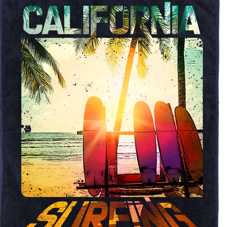 California Surfing Platinum Collection Golf Towel