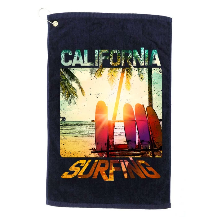 California Surfing Platinum Collection Golf Towel