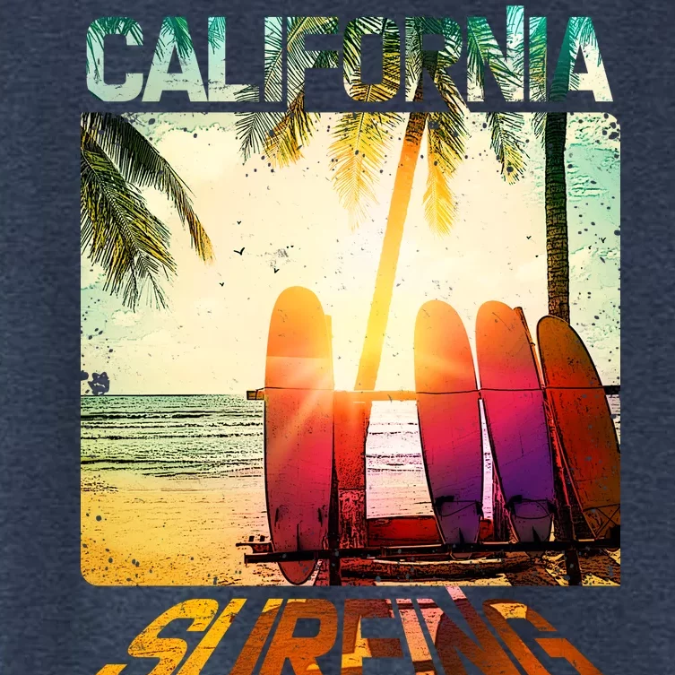 California Surfing Women's Crop Top Tee