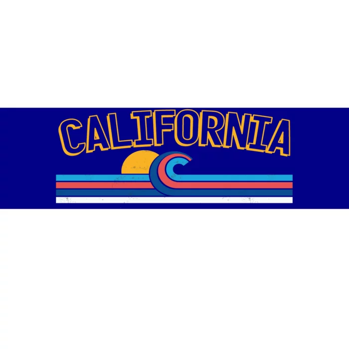 California Wave Bumper Sticker