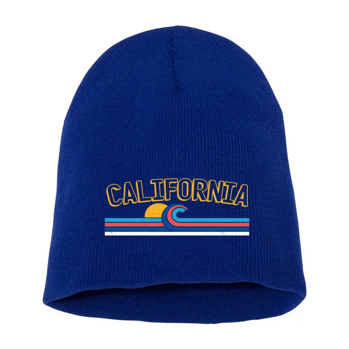 California Wave Short Acrylic Beanie