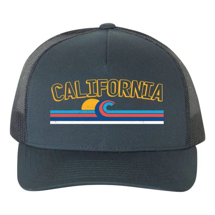 California Wave Yupoong Adult 5-Panel Trucker Hat