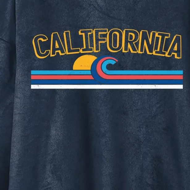 California Wave Hooded Wearable Blanket