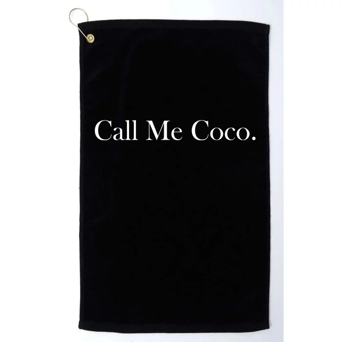 Call Me Coco Platinum Collection Golf Towel