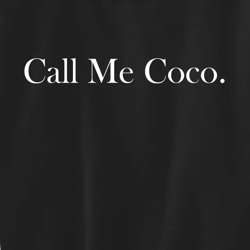 Call Me Coco Kids Sweatshirt