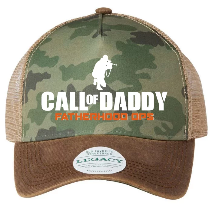 Call of Daddy Fatherhood OPS Gamer Dad Legacy Tie Dye Trucker Hat