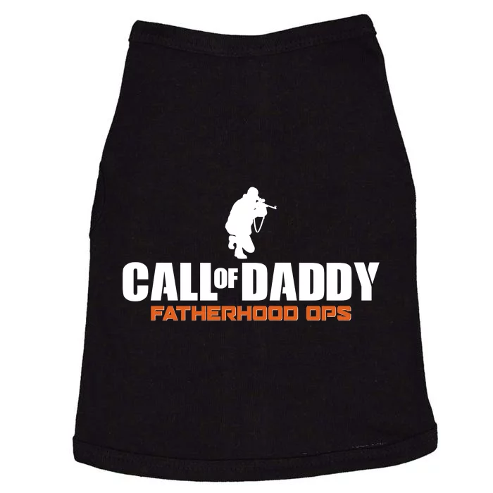 Call of Daddy Fatherhood OPS Gamer Dad Doggie Tank