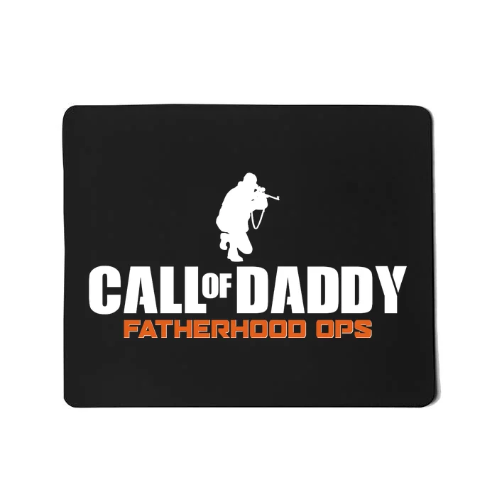 Call of Daddy Fatherhood OPS Gamer Dad Mousepad