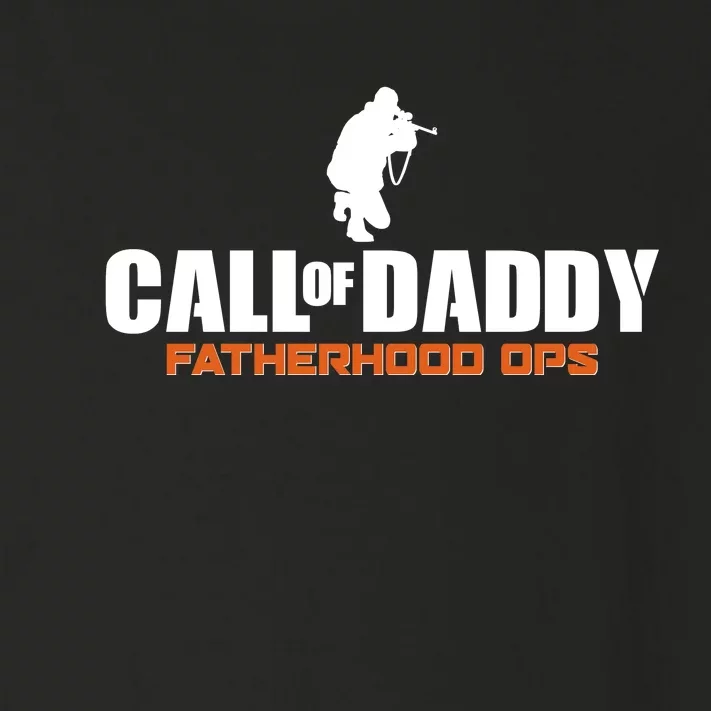 Call of Daddy Fatherhood OPS Gamer Dad Toddler Long Sleeve Shirt