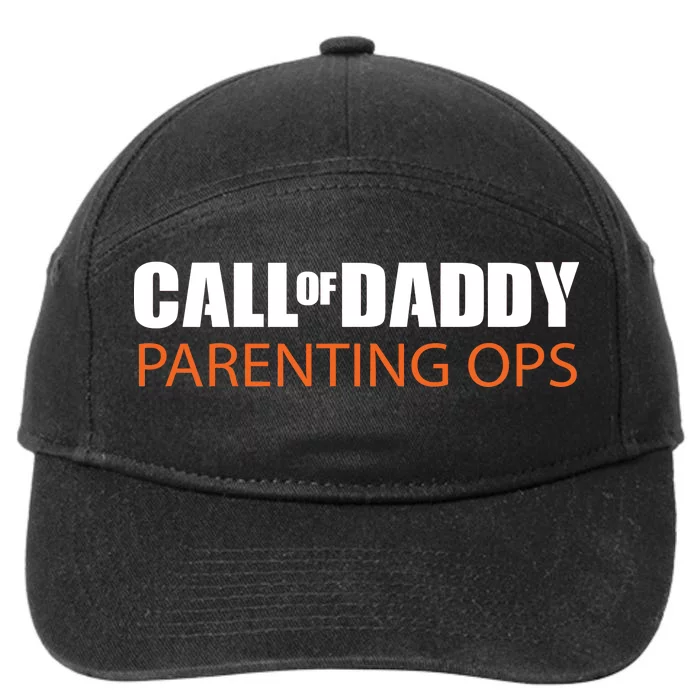 Call of Daddy Parenting Ops 7-Panel Snapback Hat