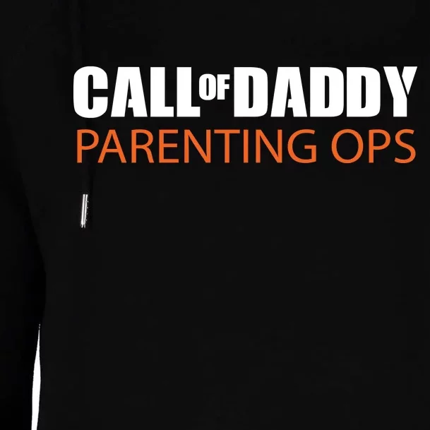 Call of Daddy Parenting Ops Womens Funnel Neck Pullover Hood