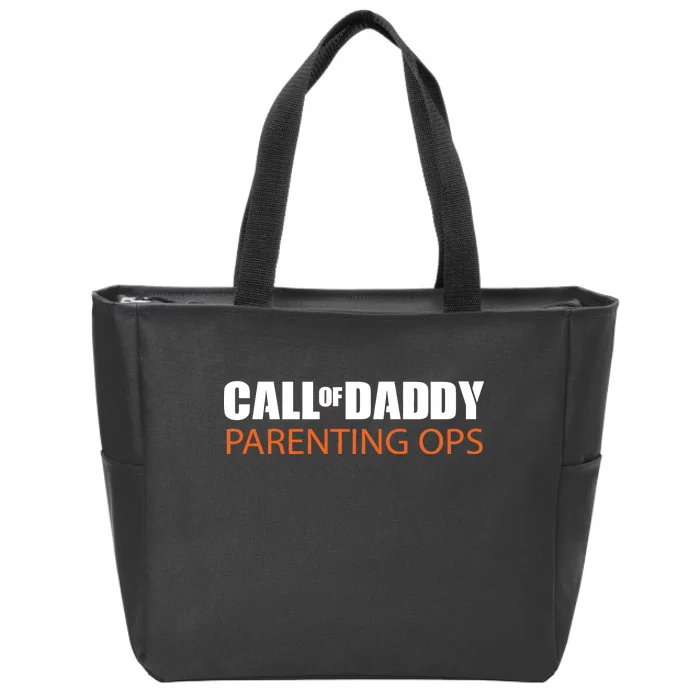 Call of Daddy Parenting Ops Zip Tote Bag