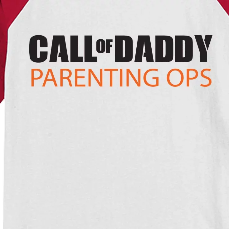 Call of Daddy Parenting Ops Kids Colorblock Raglan Jersey