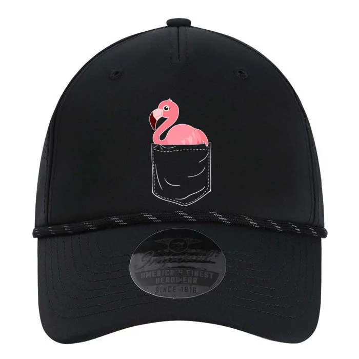 Cute Adorable Mini Flamingo in Pocket Performance The Dyno Cap