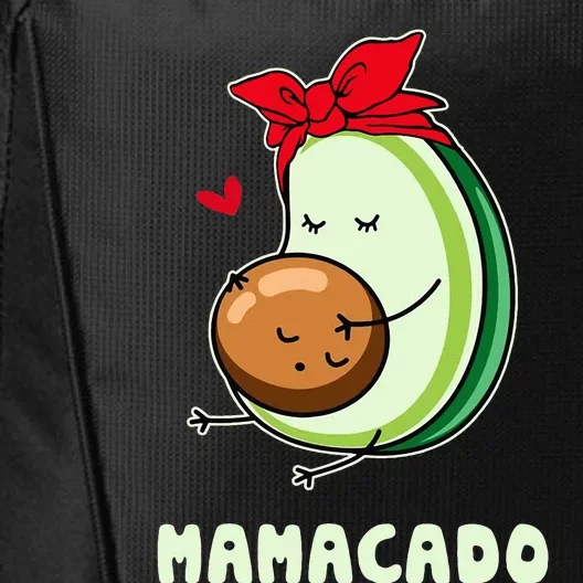 Cute Avocado Mamacado Tee Avocado Mama Avocado Mom City Backpack