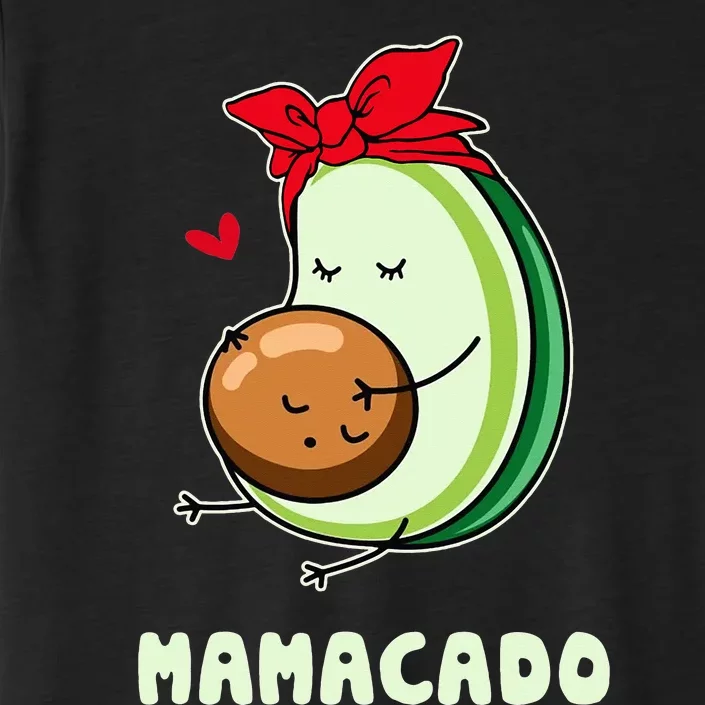 Cute Avocado Mamacado Tee Avocado Mama Avocado Mom ChromaSoft Performance T-Shirt