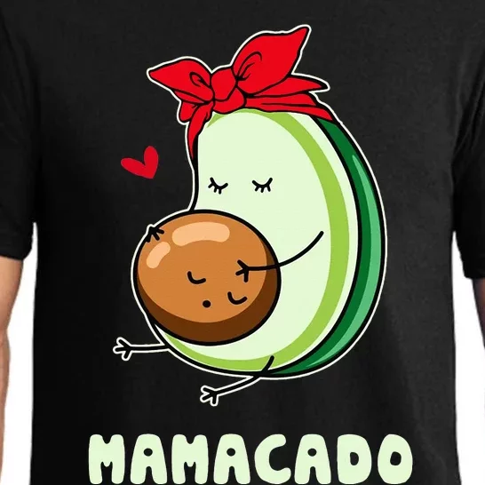 Cute Avocado Mamacado Tee Avocado Mama Avocado Mom Pajama Set