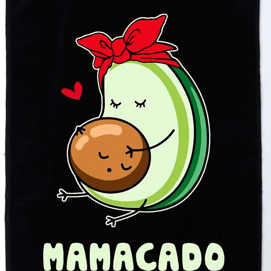 Cute Avocado Mamacado Tee Avocado Mama Avocado Mom Platinum Collection Golf Towel