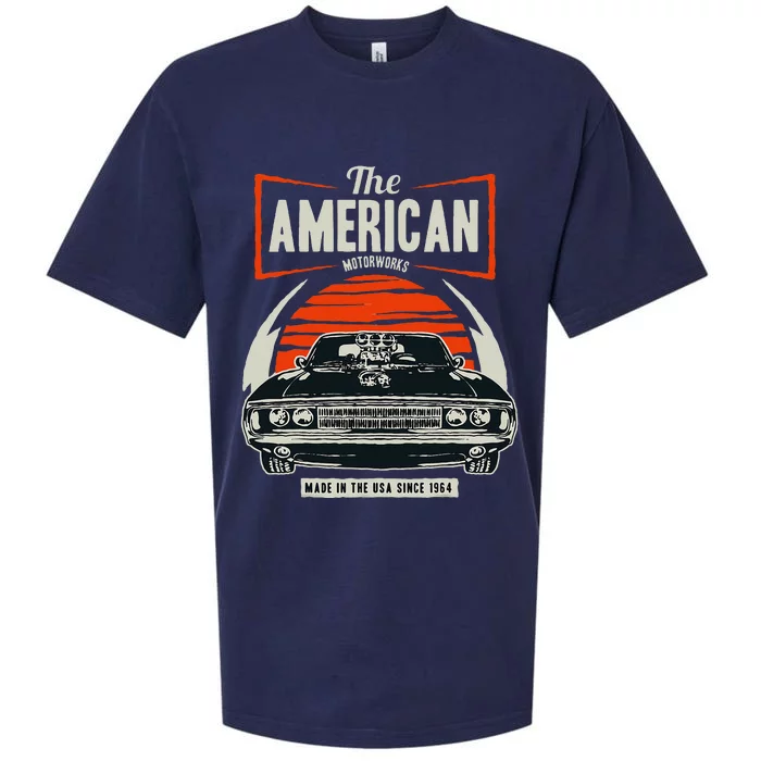 Classic American Muscle Cars Novelty Sueded Cloud Jersey T-Shirt