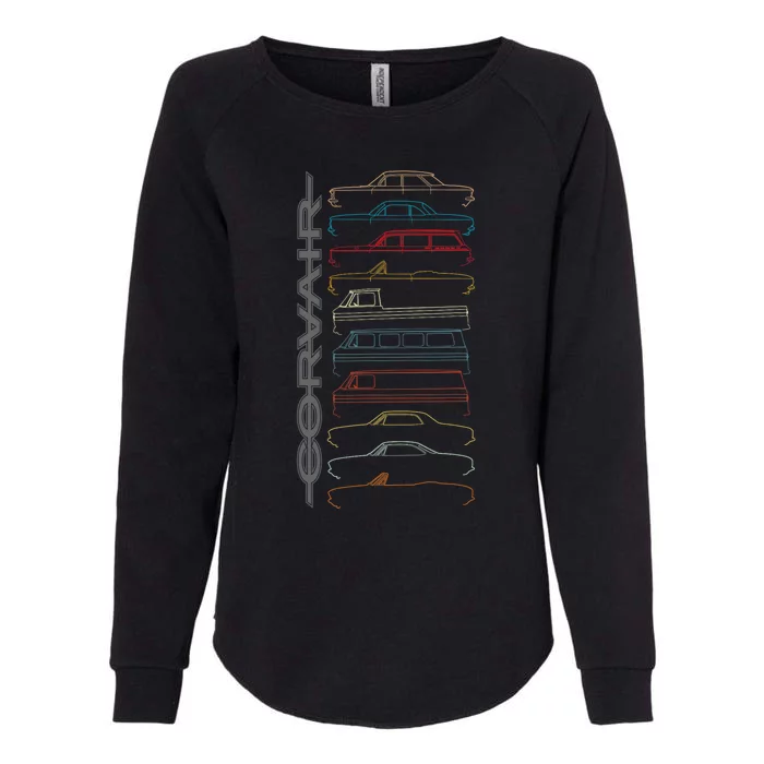 Corvair All Models Womens California Wash Sweatshirt