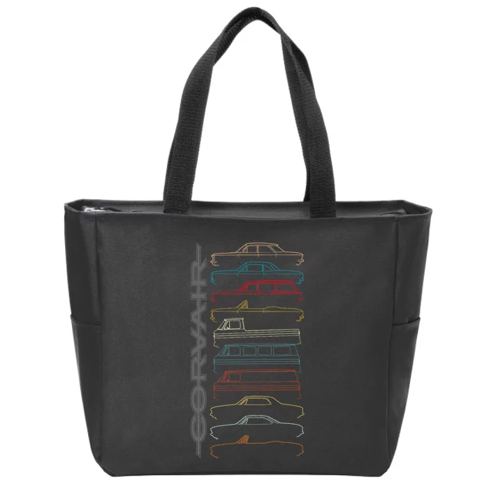 Corvair All Models Zip Tote Bag