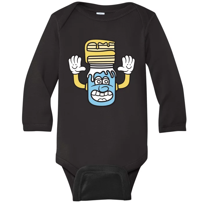 Cake And Milk Baby Long Sleeve Bodysuit