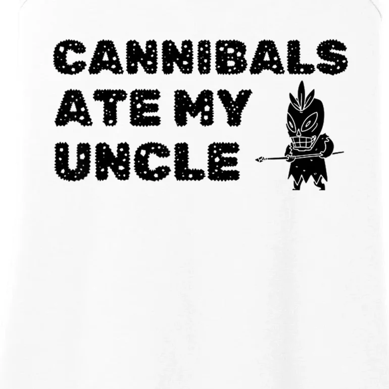 Cannibals Ate My Uncle Joe Biden Saying Funny Trump 2024 Ladies Essential Tank