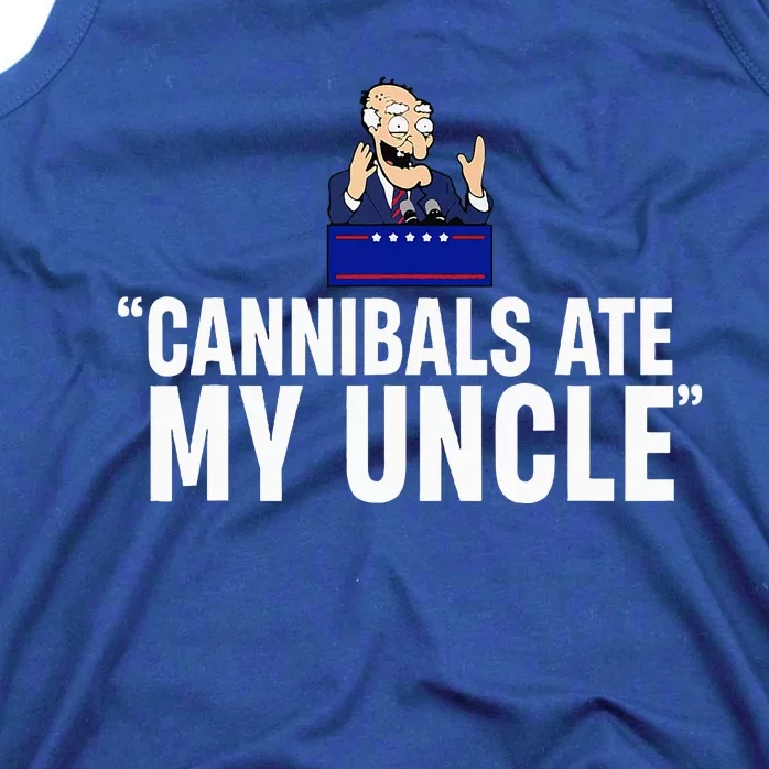 Cannibals Ate My Uncle Biden Trump Tank Top