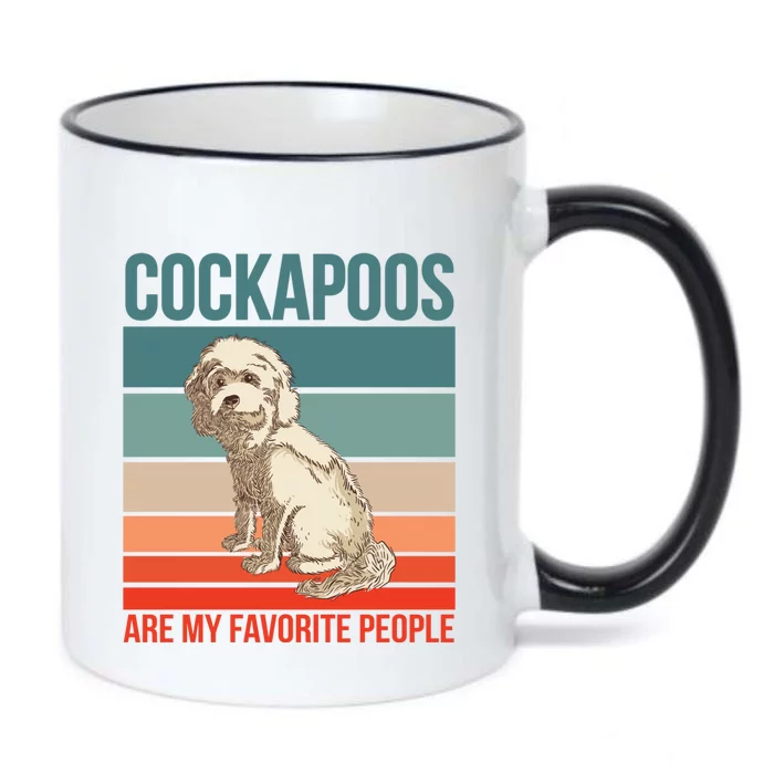 Cockapoos Are My Favorite People Dog Owner Cockapoo Cute Gift Black Color Changing Mug