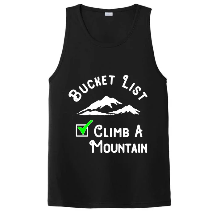 Climb A Mountain Gift Performance Tank