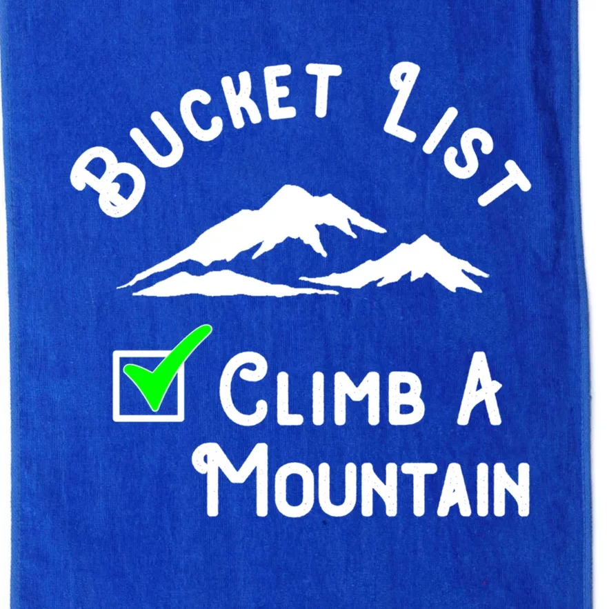 Climb A Mountain Gift Platinum Collection Golf Towel