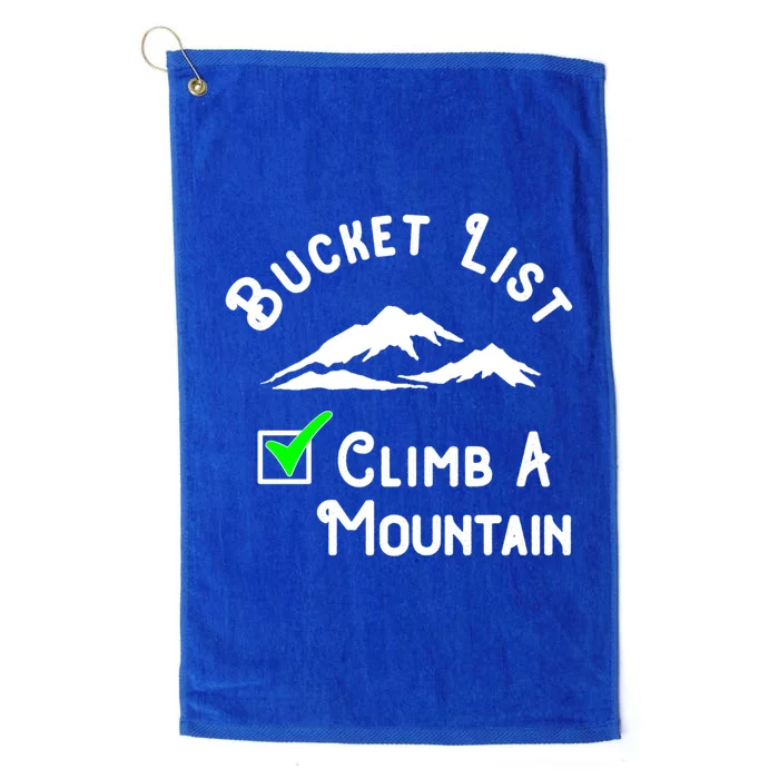 Climb A Mountain Gift Platinum Collection Golf Towel