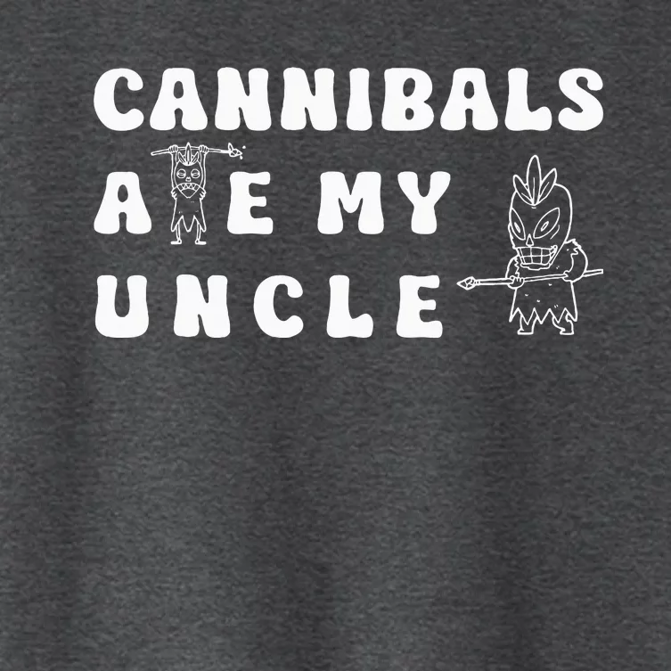 Cannibals Ate My Uncle .Png Women's Crop Top Tee