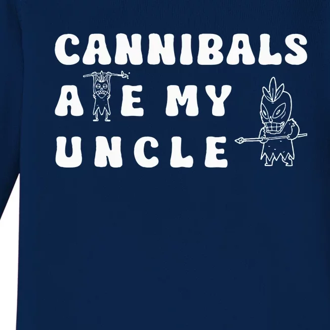 Cannibals Ate My Uncle .Png Baby Long Sleeve Bodysuit