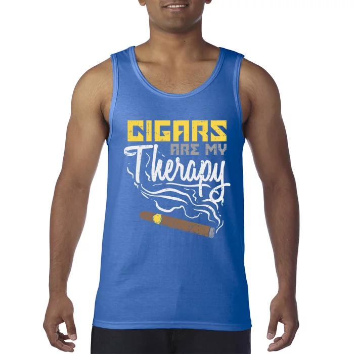 Cigars Are My Therapy Gift Tank Top