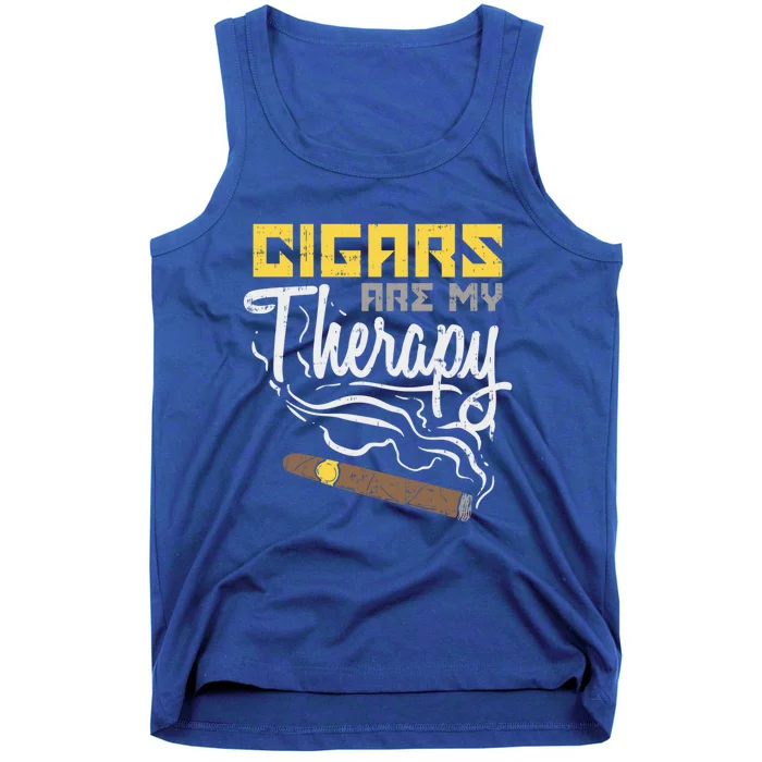 Cigars Are My Therapy Gift Tank Top