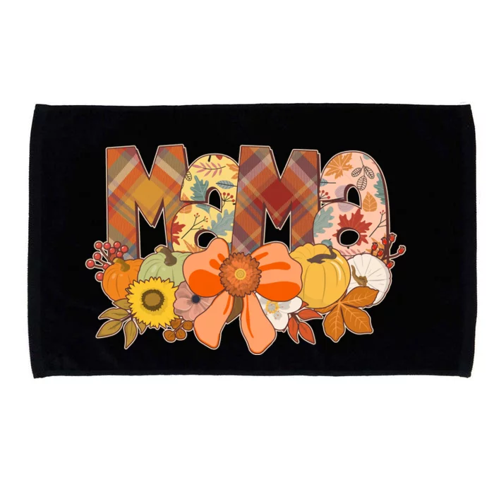 Cute Autumn Mama Fall Lover Microfiber Hand Towel