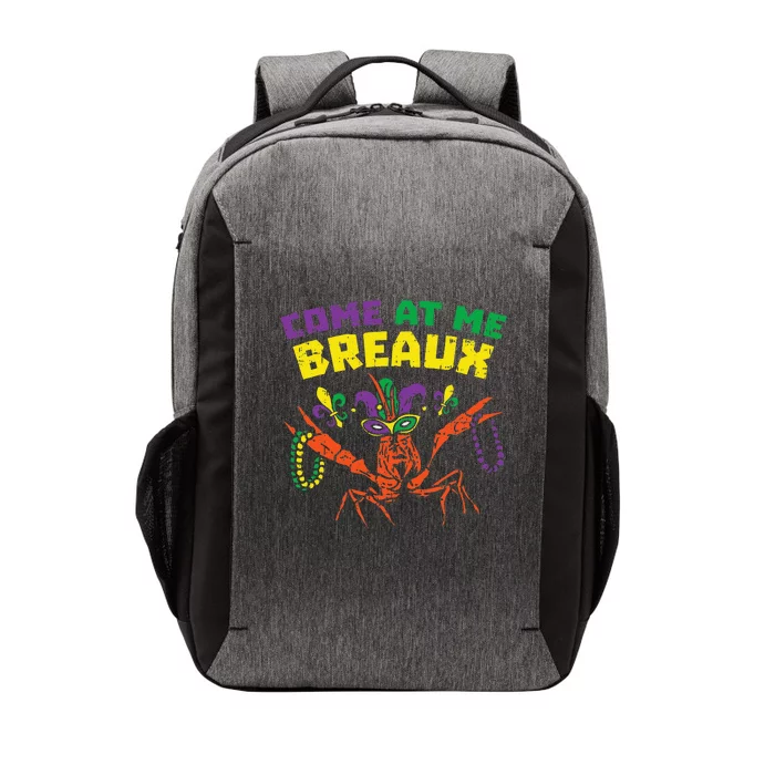 Come At Me Breaux Crawfish Beads Funny Mardi Gras Carnival (1) Vector Backpack