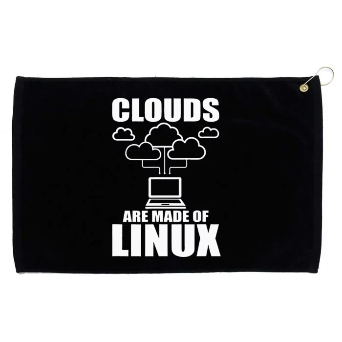 Clouds Are Made Of Linux Programmer Sys Admin Developer Grommeted Golf Towel