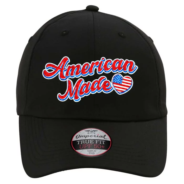 Cute American Made American USA Flag Heart The Original Performance Cap