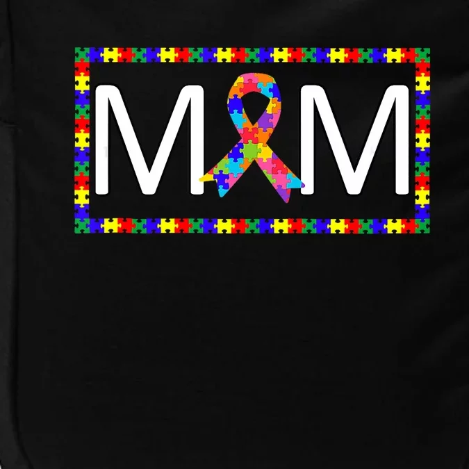 Cute Autism Mom Autism Awareness Puzzle Pieces Mom Gifts Impact Tech Backpack