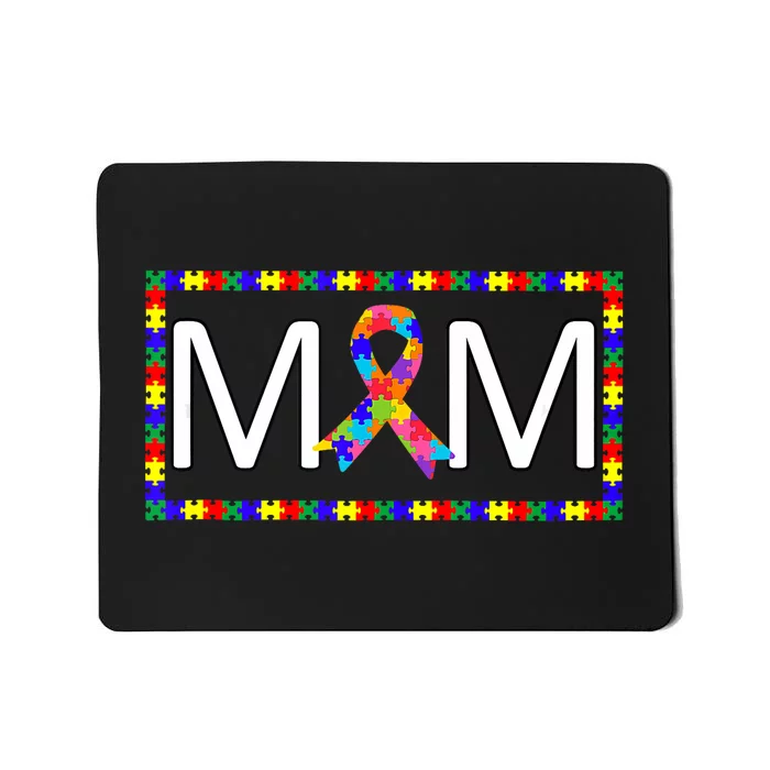 Cute Autism Mom Autism Awareness Puzzle Pieces Mom Gifts Mousepad