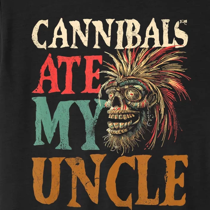 Cannibals Ate My Uncle 2024 Joe Biden Trump Shrunken Head ChromaSoft Performance T-Shirt