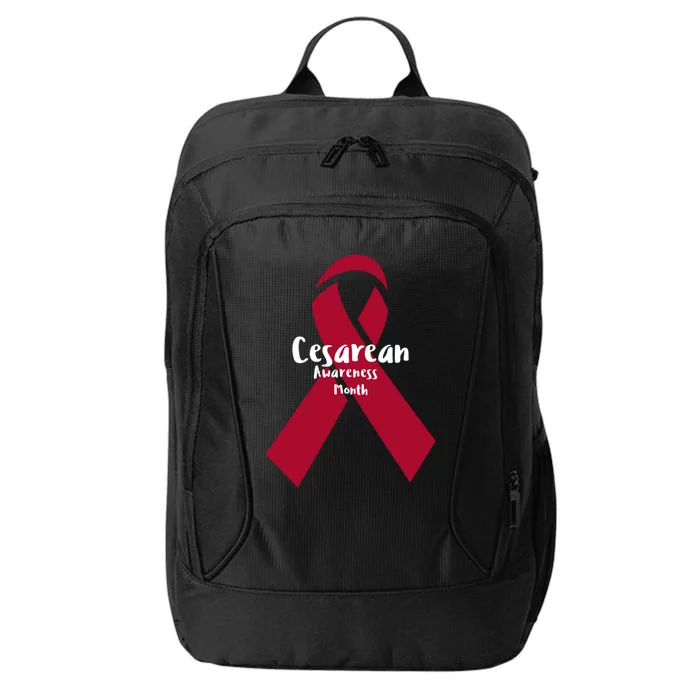 Cesarean Awareness Month Gift City Backpack