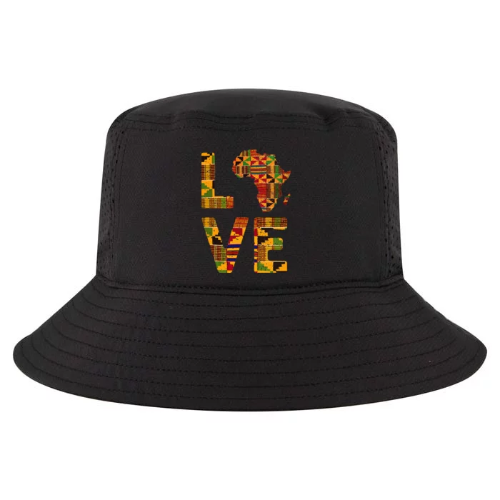 Cool Africa Map For Women Traditional Africa Kente Cloth Cool Comfort Performance Bucket Hat