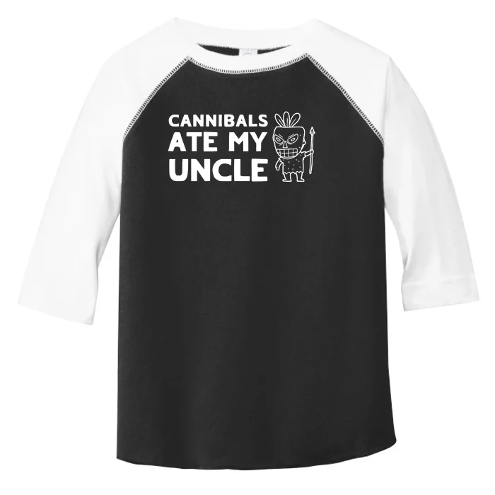 Cannibals Ate My Uncle Joe Biden Trump Saying Funny Toddler Fine Jersey T-Shirt