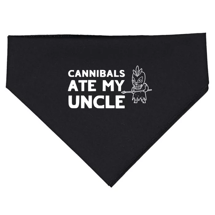 Cannibals Ate My Uncle Joe Biden Trump Saying Funny USA-Made Doggie Bandana