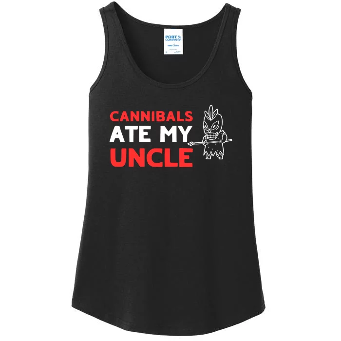 Cannibals Ate My Uncle Joe Biden Trump Saying Funny Ladies Essential Tank